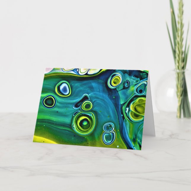 Abstrakt Färg Studie 248, kort (Framsida)