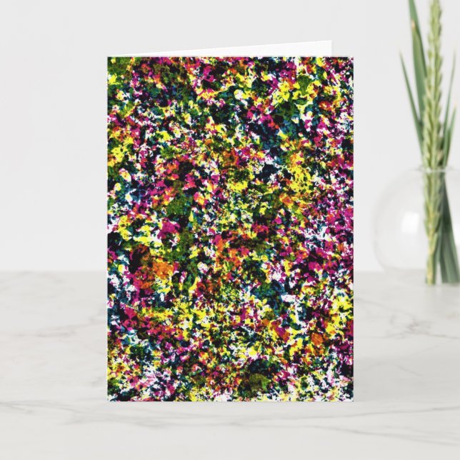 Abstrakt Färg Studie 24, kort (Framsida)