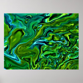 Abstrakt Färg Studie 251. Poster