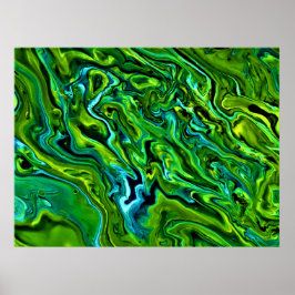 Abstrakt Färg Studie 256. Poster