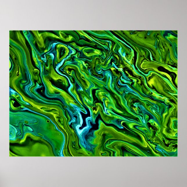 Abstrakt Färg Studie 256. Poster (Framsidan)