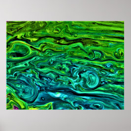 Abstrakt Färg Studie 258. Poster