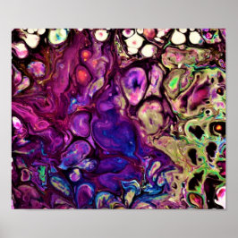 Abstrakt Färg Studie 261. Poster