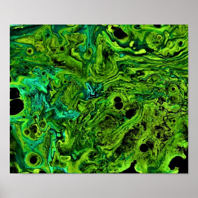 Abstrakt Färg Studie 262. Poster (Framsidan)