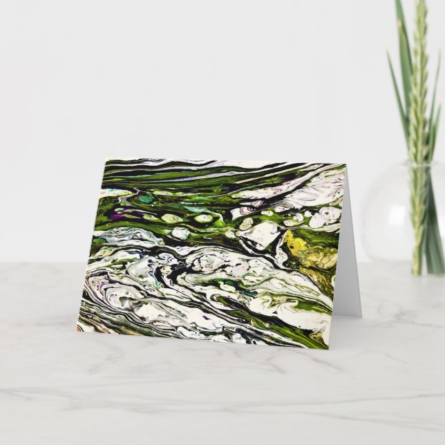 Abstrakt Färg Studie 26, kort (Framsida)