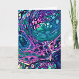 Abstrakt Färg Studie 272, kort