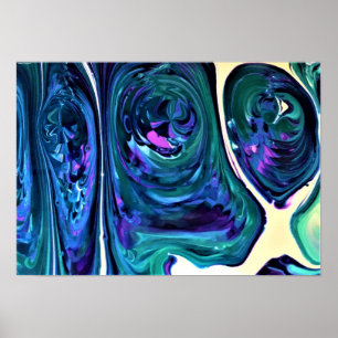 Abstrakt Färg Studie 278. Poster