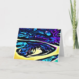 Abstrakt Färg Studie 281, kort