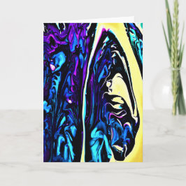 Abstrakt Färg Studie 281, kort