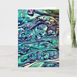 Abstrakt Färg Studie 282, kort