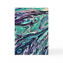 Abstrakt Färg Studie 286, kort