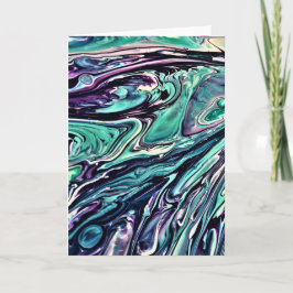 Abstrakt Färg Studie 286, kort