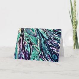 Abstrakt Färg Studie 286, kort