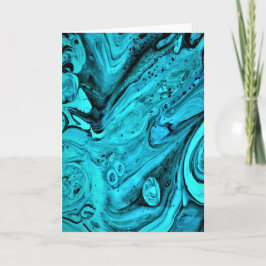 Abstrakt Färg Studie 28, kort