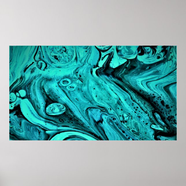 Abstrakt Färg Studie 28. Poster (Framsidan)