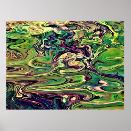 Abstrakt Färg Studie 299. Poster