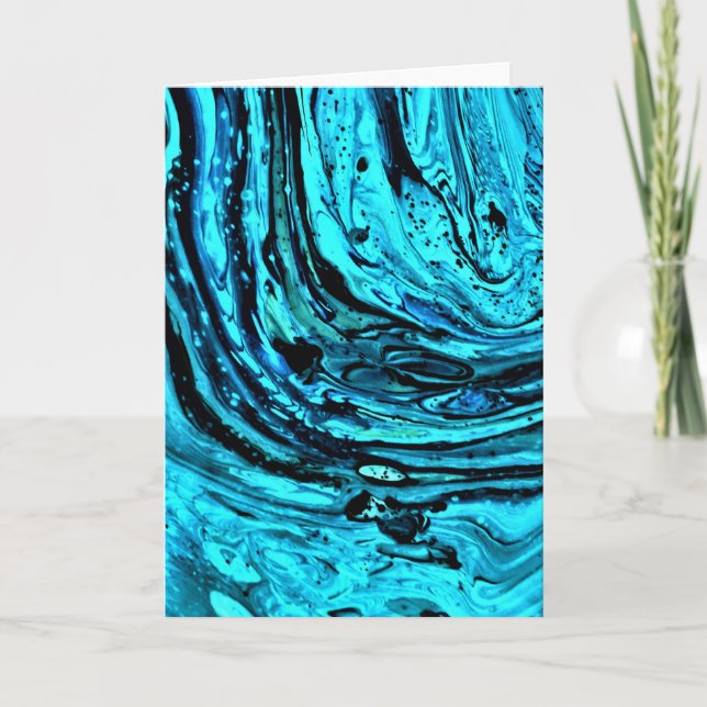 Abstrakt Färg Studie 29, kort (Framsida)