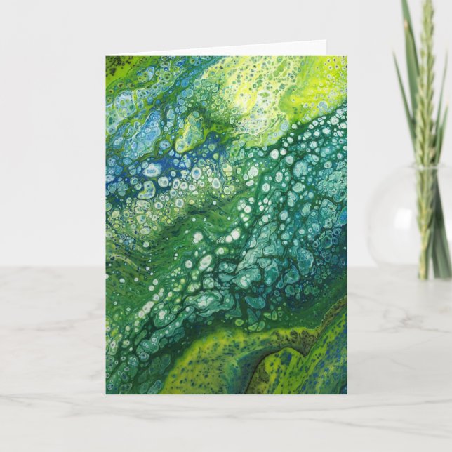 Abstrakt Färg Studie 307, kort (Framsida)