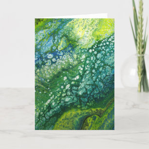 Abstrakt Färg Studie 307, kort