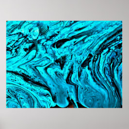 Abstrakt Färg Studie 30. Poster