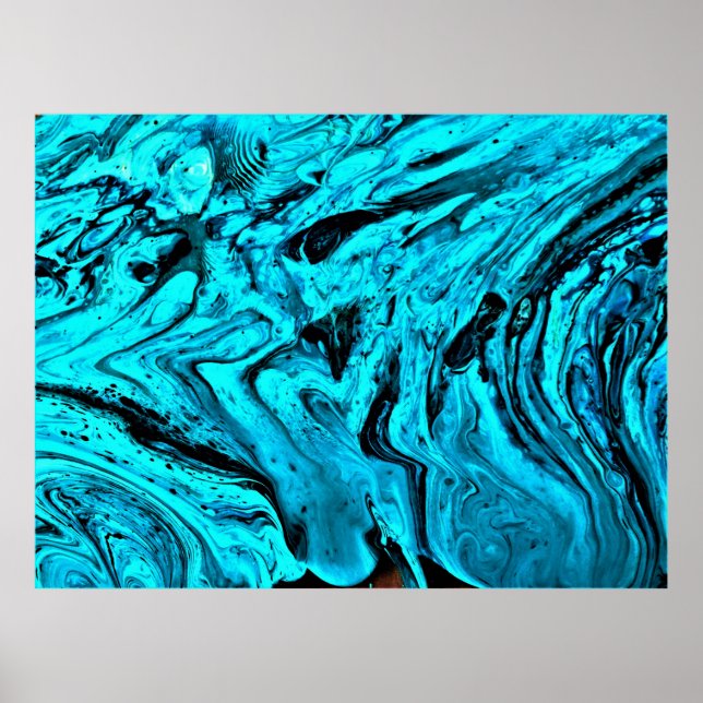 Abstrakt Färg Studie 30. Poster (Framsidan)