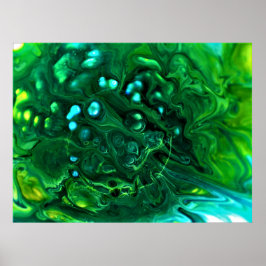 Abstrakt Färg Studie 312. Poster