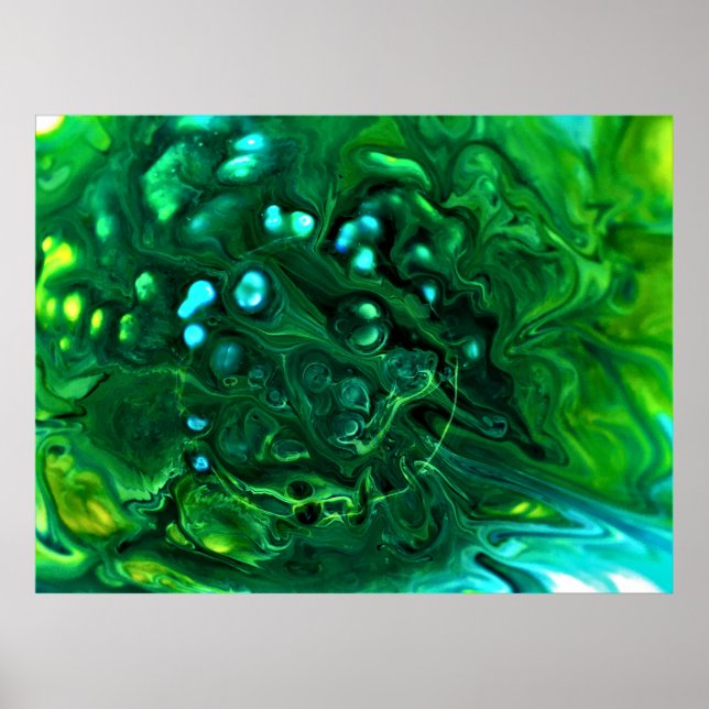 Abstrakt Färg Studie 312. Poster (Framsidan)