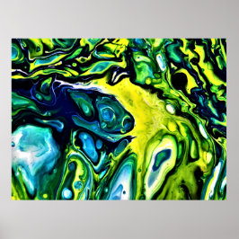 Abstrakt Färg Studie 313. Poster