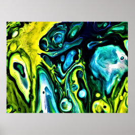 Abstrakt Färg Studie 314. Poster