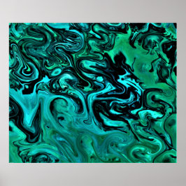 Abstrakt Färg Studie 328. Poster