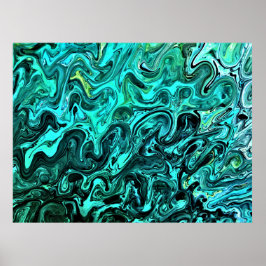 Abstrakt Färg Studie 329. Poster