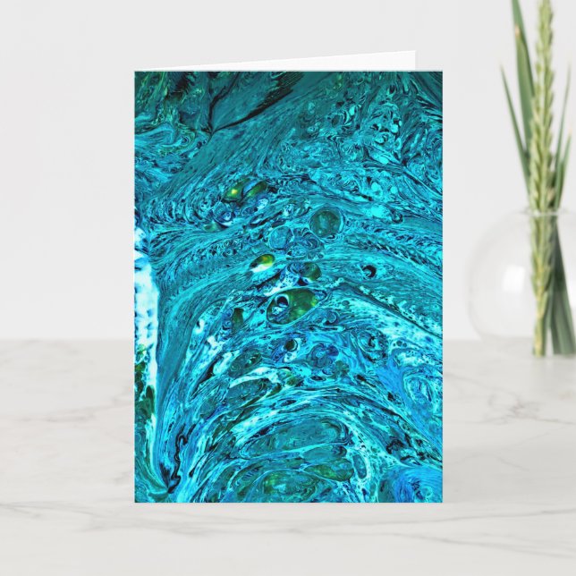 Abstrakt Färg Studie 32, kort (Framsida)