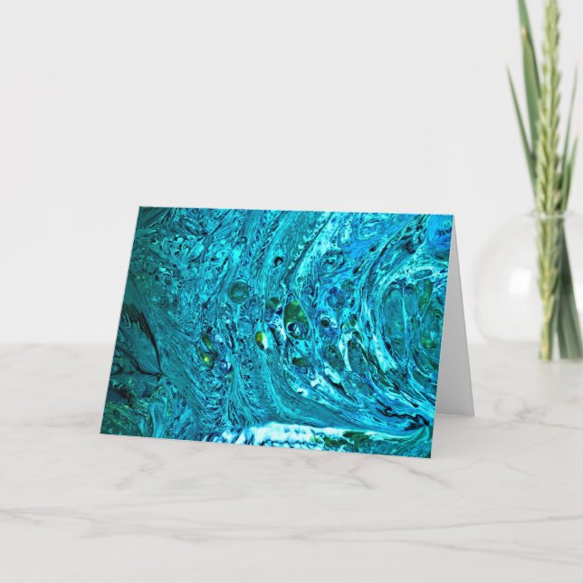 Abstrakt Färg Studie 32, kort (Framsida)