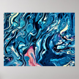 Abstrakt Färg Studie 334. Poster