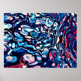 Abstrakt Färg Studie 339. Poster