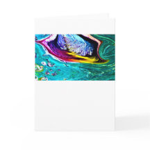 Abstrakt Färg Studie 33, kort