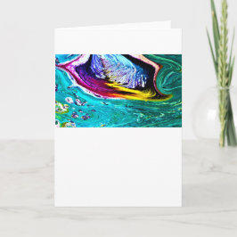 Abstrakt Färg Studie 33, kort