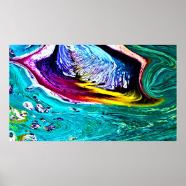 Abstrakt Färg Studie 33. Poster