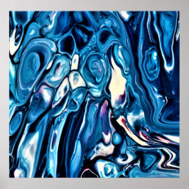 Abstrakt Färg Studie 342. Poster