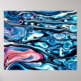 Abstrakt Färg Studie 343. Poster