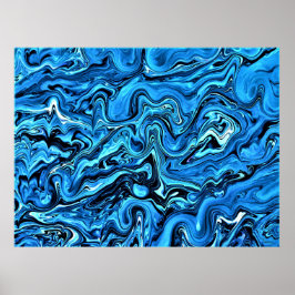 Abstrakt Färg Studie 356. Poster