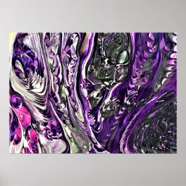 Abstrakt Färg Studie 388. Poster