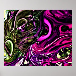 Abstrakt Färg Studie 399. Poster