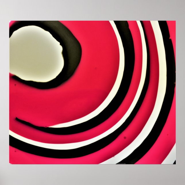 Abstrakt Färg Studie 429. Poster (Framsidan)