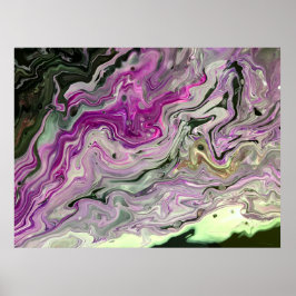 Abstrakt Färg Studie 442. Poster