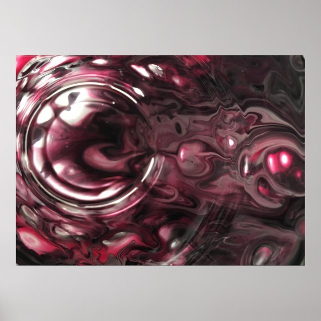 Abstrakt Färg Studie 443. Poster (Framsidan)