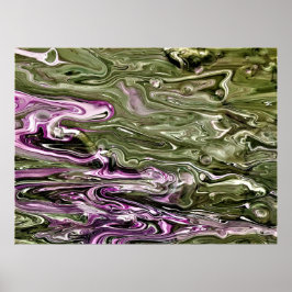 Abstrakt Färg Studie 448. Poster