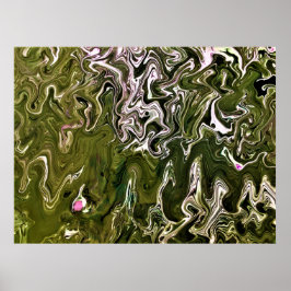 Abstrakt Färg Studie 483. Poster