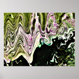 Abstrakt Färg Studie 484. Poster