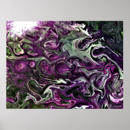 Abstrakt Färg Studie 506. Poster